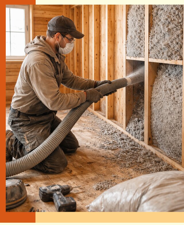 Утепление дачного дома эковатой в белебее — быстро и надёжно