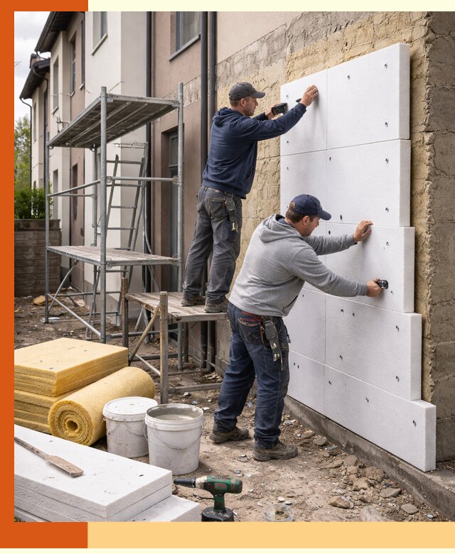 Утепление таунхауса с гарантией комфорта в белебее