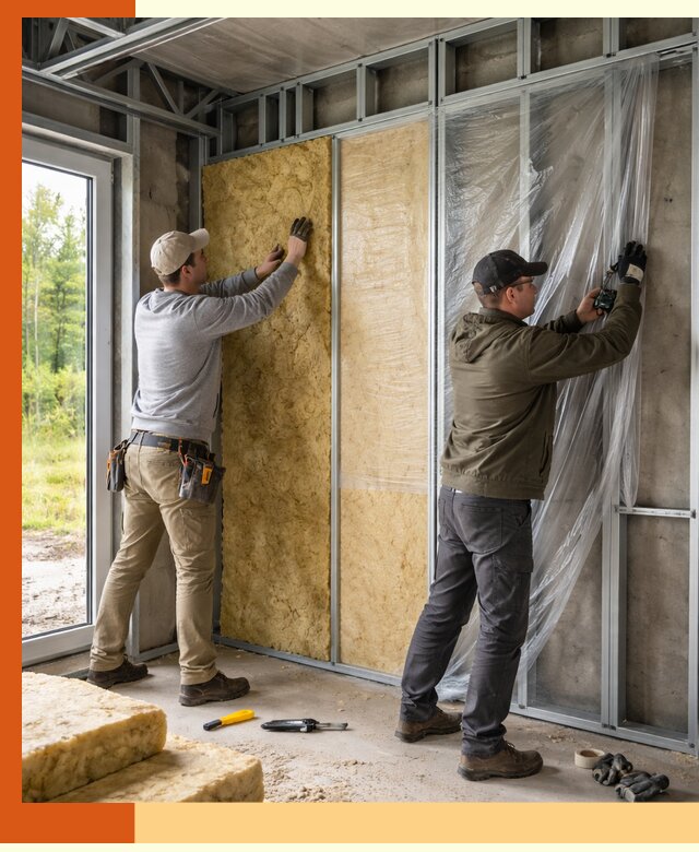 Утепление дома из ЛСТК в белебее с гарантией качества и эффективности