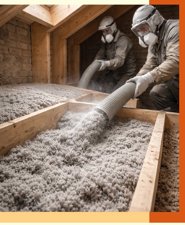 Утепление коттеджа эковатой в белебее от 2550 руб./м² — комплексная задувка и монтаж | ТепломастерБлб