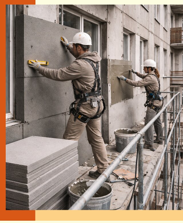 Утепление квартиры снаружи под ключ в белебее