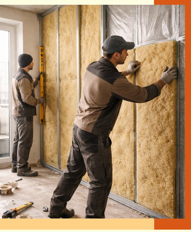 Утепление квартиры изнутри в белебее от 4437 руб. за м2 | Проф. работы ТепломастерБлб