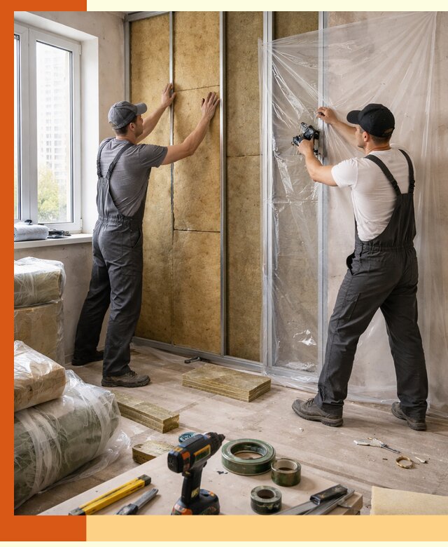 Утепление квартиры изнутри профессионально в белебее