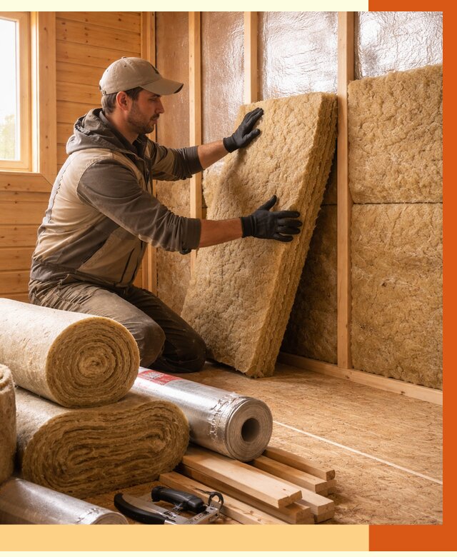 Утепление бани в белебее под ключ от 4590 руб./м2 — утеплить потолок, пол и стены | ТепломастерБлб