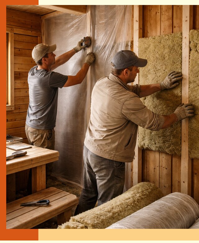 Утепление бани изнутри в белебее качественно и недорого