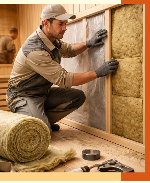 Утепление сауны изнутри в белебее от 6631 руб. за м2 | ППУ, под ключ — ТепломастерБлб