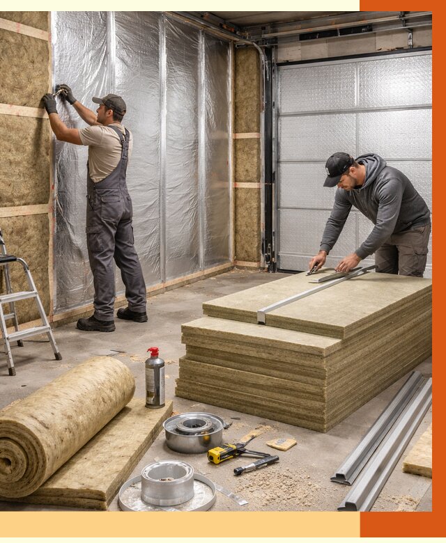 Утепление гаража в белебее от 4590 руб/м2 — комплексное утепление ворот и стен | ТепломастерБлб