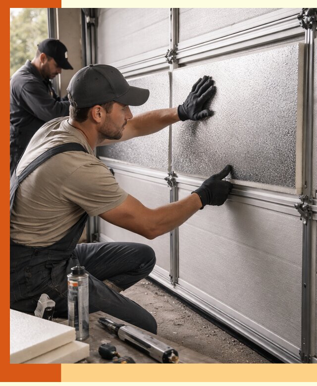 Утепление гаражных ворот в белебее качественно и надежно