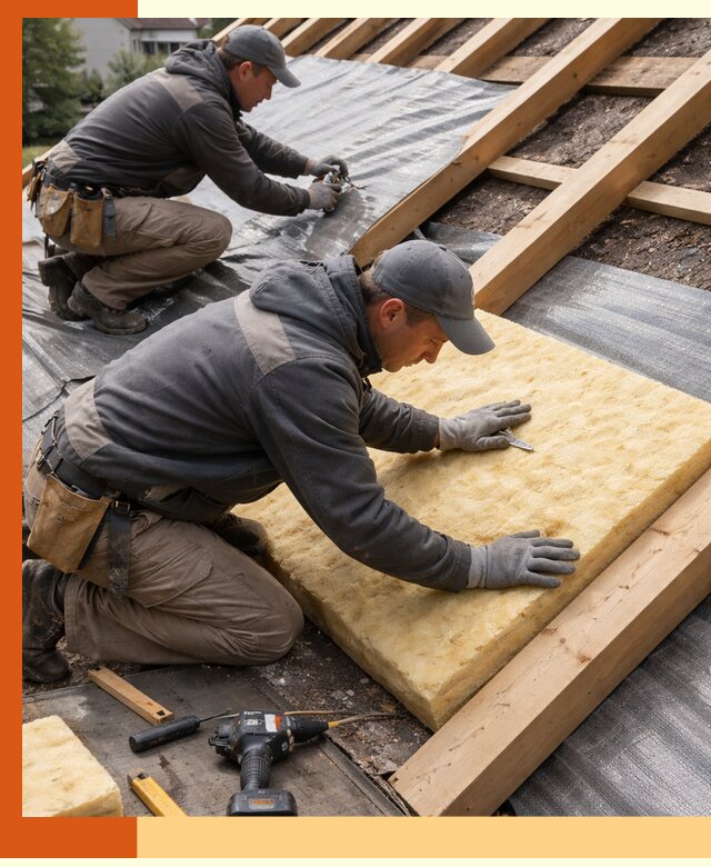 Профессиональное утепление крыши в белебее качественно и надежно