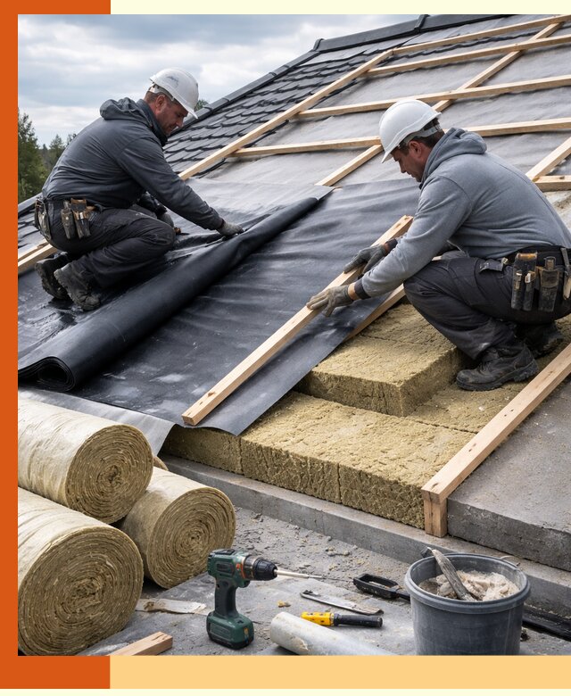 Утепление крыши снаружи в белебее: профессиональная теплоизоляция