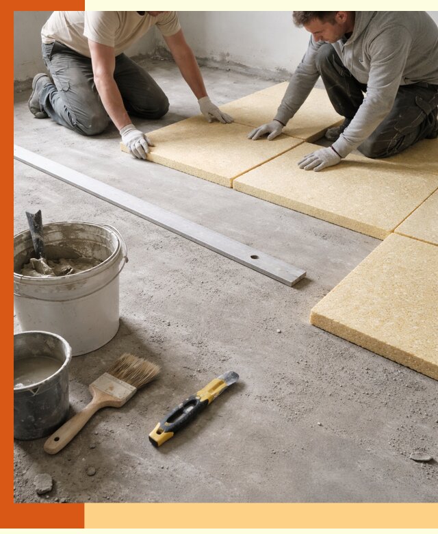 Утепление бетонного пола в белебее профессионально и недорого