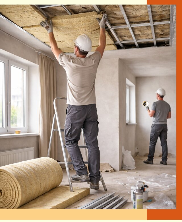 Утепление потолка в частном доме в белебее от 969 руб./м² — работы под ключ | ТепломастерБлб