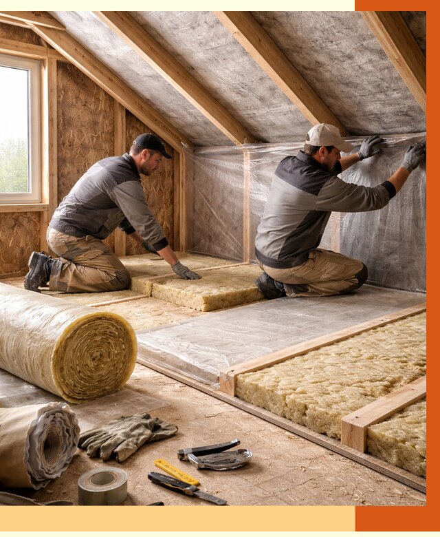 Утепление чердака в белебее от 7651 руб/м² — теплоизоляция и комплексное утепление под ключ | ТепломастерБлб