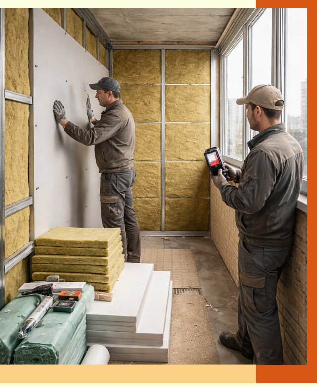 Утепление балкона в белебее от 4590 руб. под ключ | ТепломастерБлб