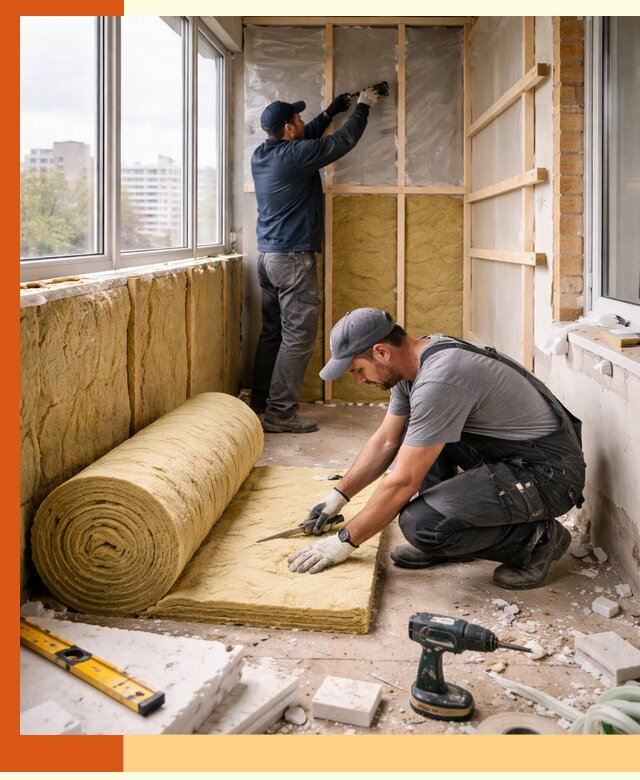 Утепление балкона под ключ в белебее качественно и быстро