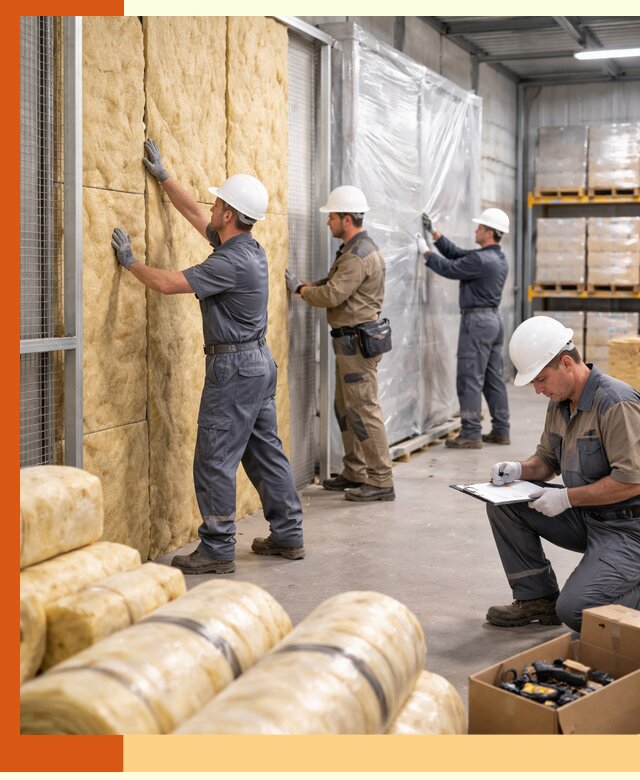 Утепление склада готовой продукции в белебее качественно и быстро