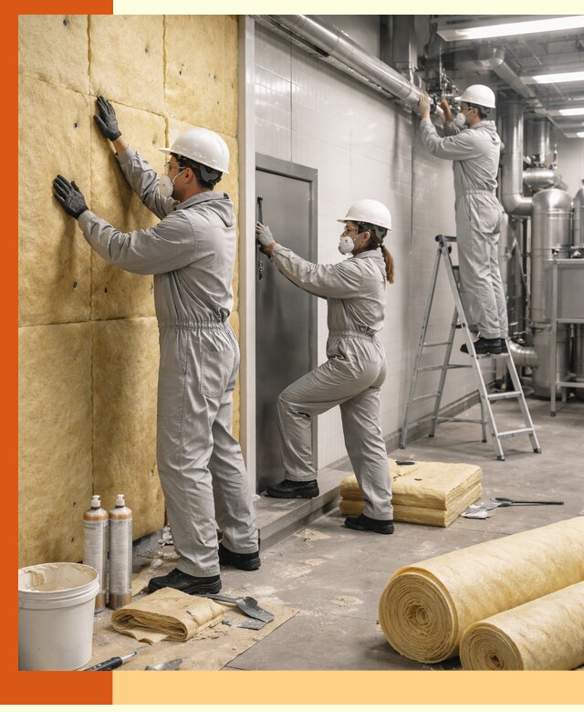 Утепление пищевого цеха под ключ в белебее