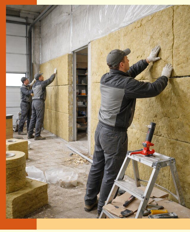 Утепление автосервиса и мастерских в белебее качественно и надёжно