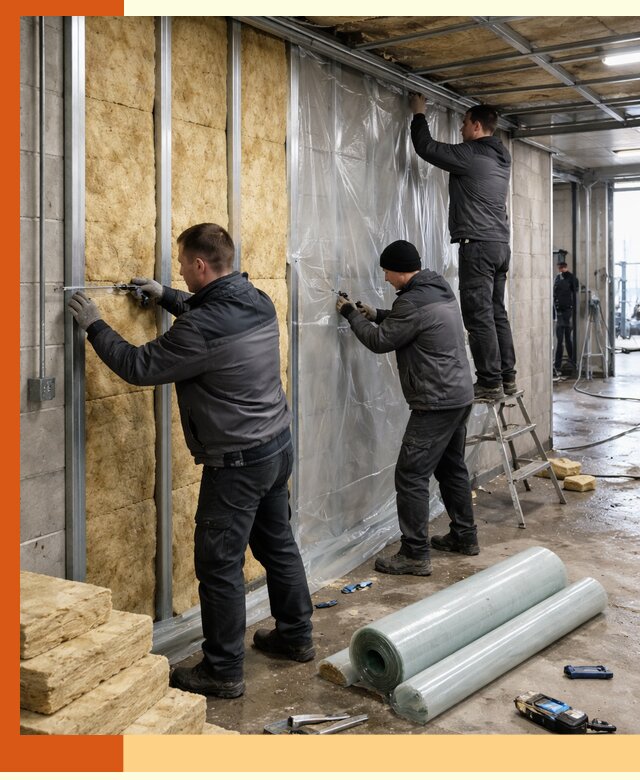 Профессиональное утепление автомойки в белебее для любого типа помещений