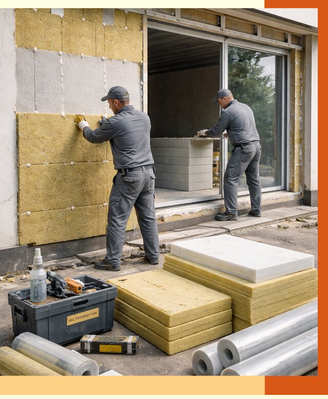 Утепление торгового павильона в белебее от 14791 руб./м² под ключ | ТепломастерБлб