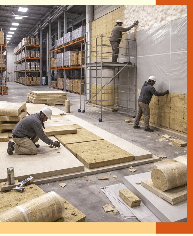 Утепление складского терминала в белебее от 7651 руб./м² под ключ | ТепломастерБлб