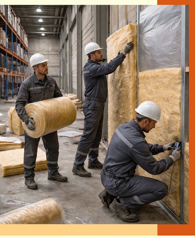 Утепление логистического центра в белебее от 4590 руб/м² под ключ | ТепломастерБлб