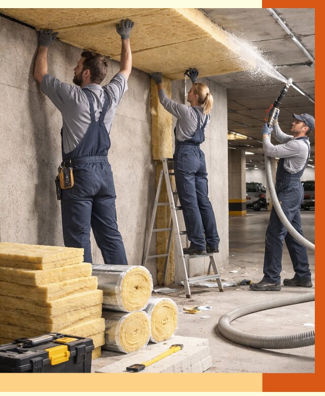 Утепление паркинга в белебее от 6937 руб./м2 — работы под ключ | ТепломастерБлб