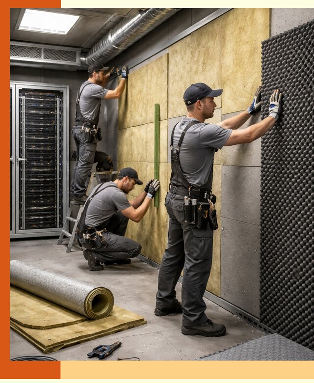 Утепление серверной комнаты профессионально в белебее