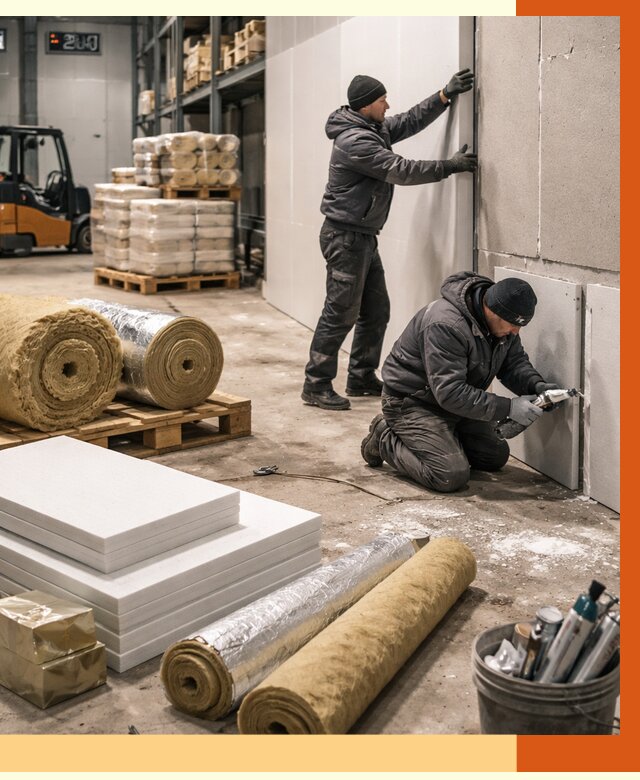 Утепление холодного склада в белебее от 8671 руб/м2 — комплексное под ключ | ТепломастерБлб