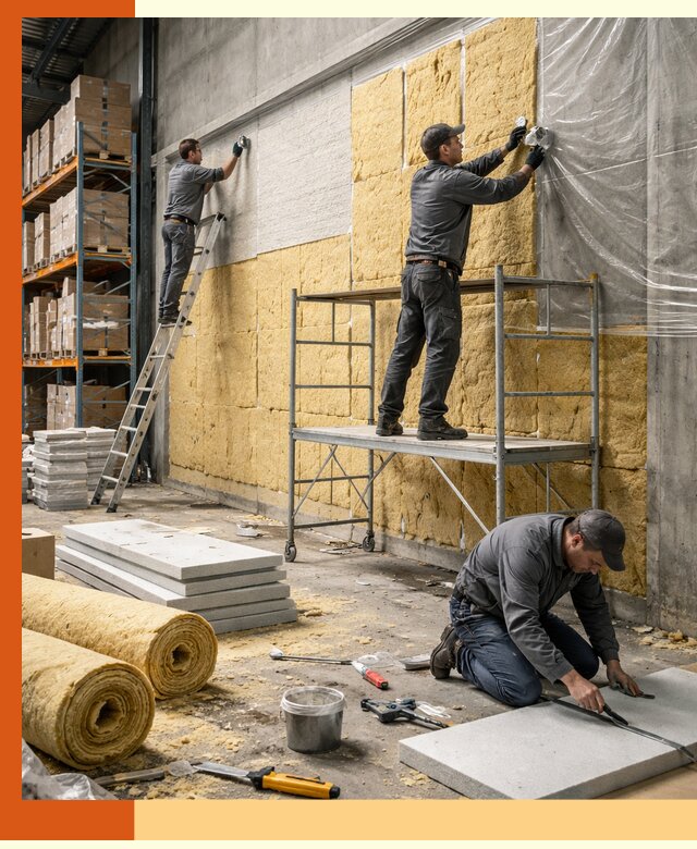 Утепление холодного склада под ключ в белебее