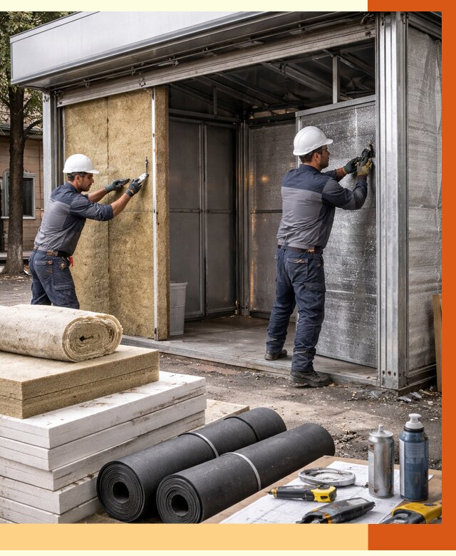 Утепление павильона шаурма в белебее под ключ от 1224 руб. за м² | ТепломастерБлб