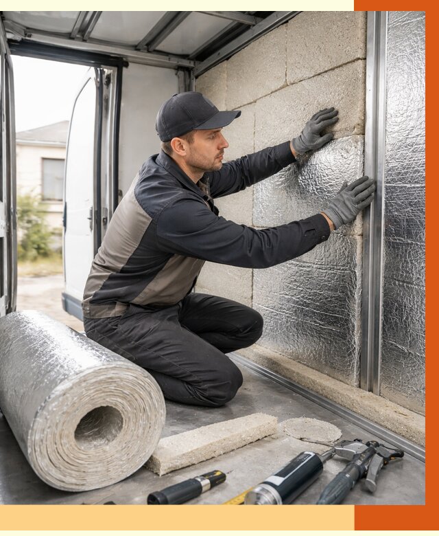 Утепление фургона рефрижератора в белебее от 12751 руб./м² под ключ | ТепломастерБлб