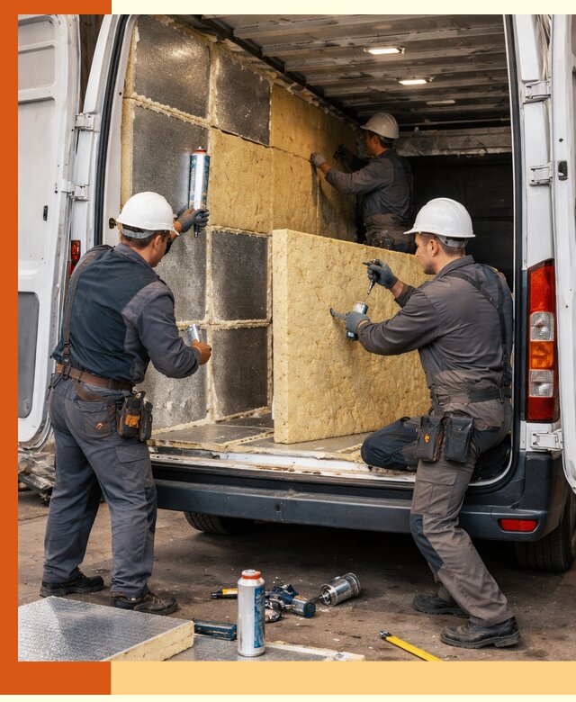 Утепление фургона-рефрижератора в белебее для сохранения температуры