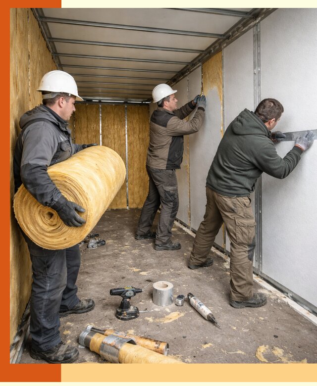 Утепление рефрижераторного контейнера в белебее профессионально и надежно