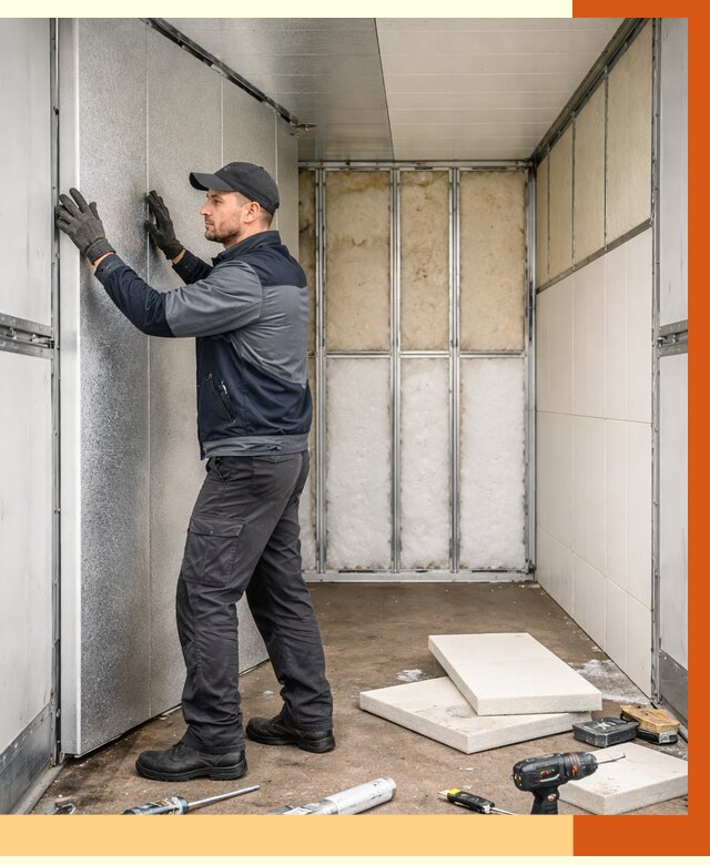 Утепление холодильного кузова в белебее от 13771 руб. под ключ | ТепломастерБлб