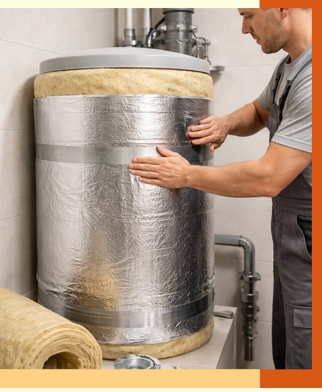 Утепление бойлера в белебее от 4590 руб. под ключ | Утепление ППУ | ТепломастерБлб