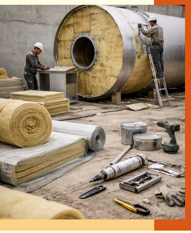 Утепление резервуара с топливом в белебее от 28053 руб. под ключ | ТепломастерБлб