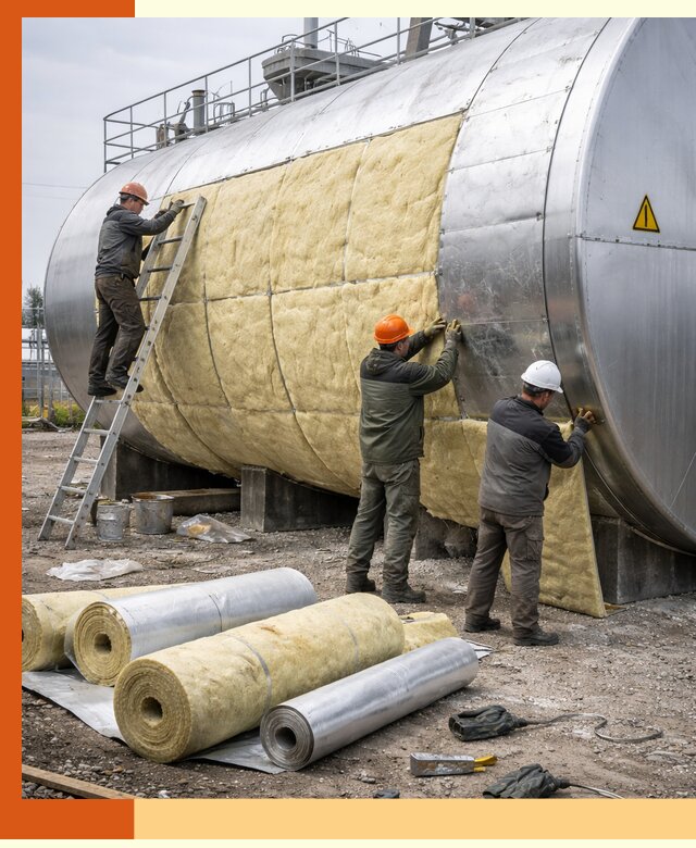Утепление резервуаров с топливом в белебее надежно и экономично