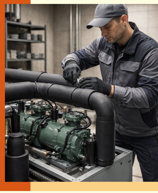 Утепление холодильного агрегата и теплоизоляция в белебее