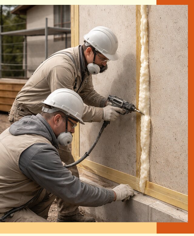 Утепление сип панелей ППУ в белебее от 4896 руб. под ключ | ТепломастерБлб