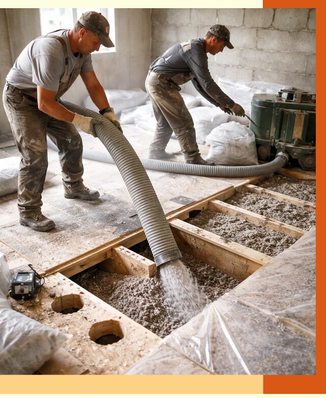 Заполнение пустот перекрытий в белебее от 4590 руб. под ключ | ТепломастерБлб