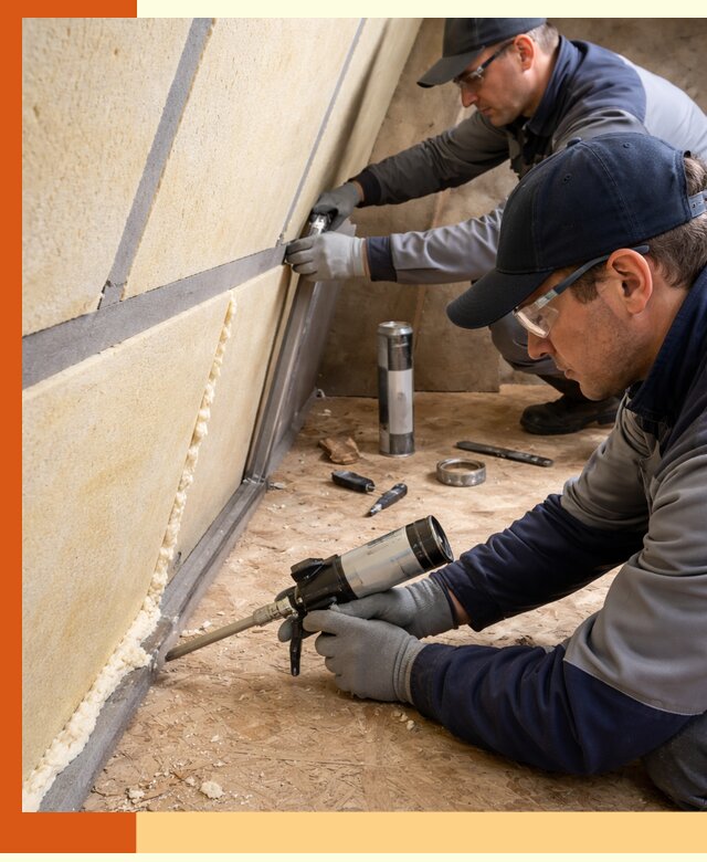 Герметизация стыков ППУ в белебее — надежное уплотнение швов