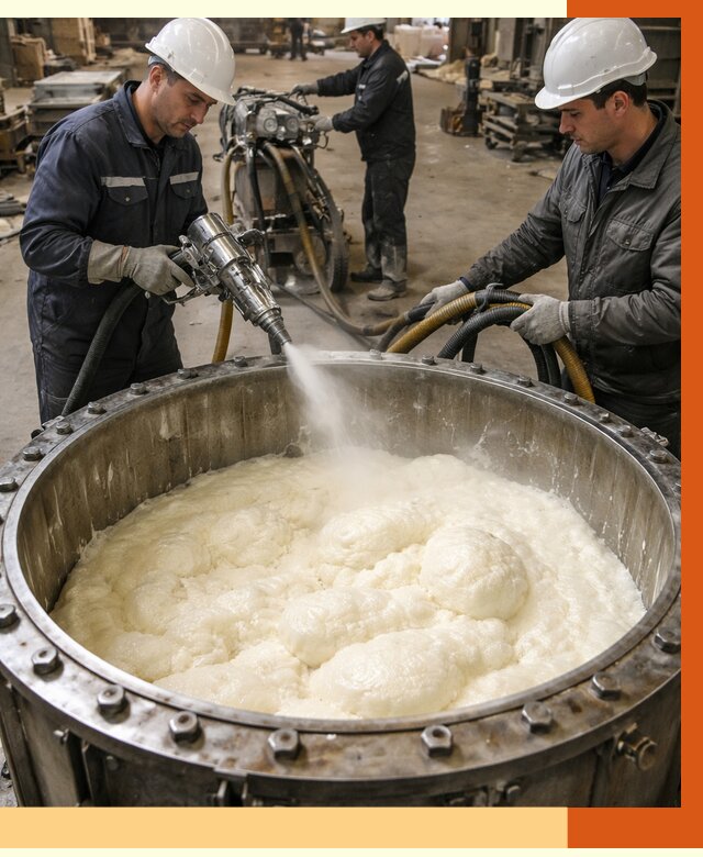 Заливка ППУ в емкости в белебее от 7396 руб. — утепление емкости под ключ | ТепломастерБлб