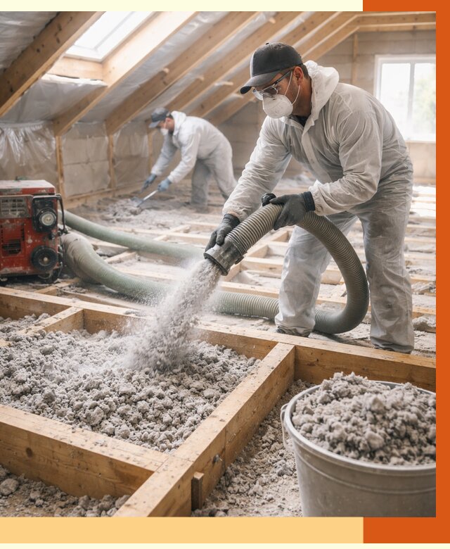 Утепление эковатой в белебее от 3009 руб./м2 — монтаж и задувка | ТепломастерБлб