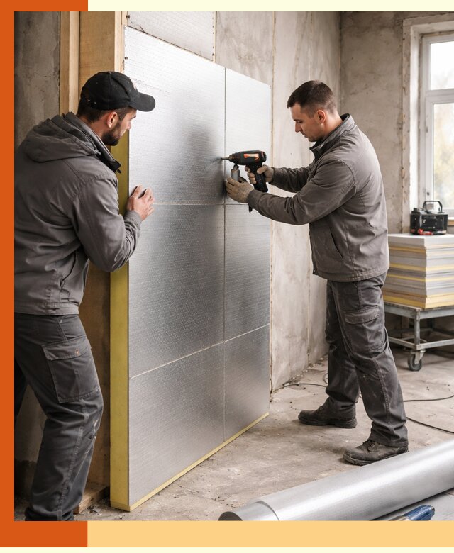 Утепление PIR панелями домов и зданий в белебее