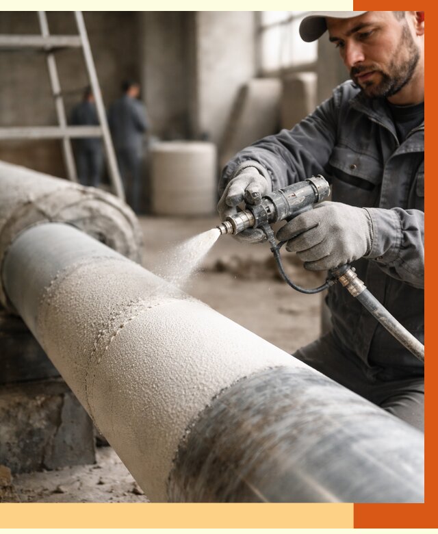 Утепление труб жидкой теплоизоляцией в белебее от 7651 руб. под ключ | ТепломастерБлб