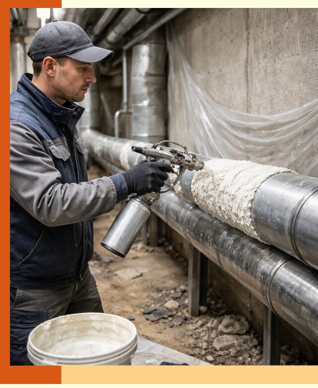 Утепление труб жидкой теплоизоляцией в белебее