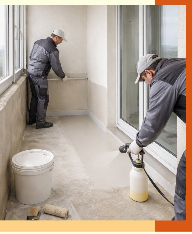 Утепление балкона жидкой теплоизоляцией в белебее от 5866 руб./м2 | ТепломастерБлб