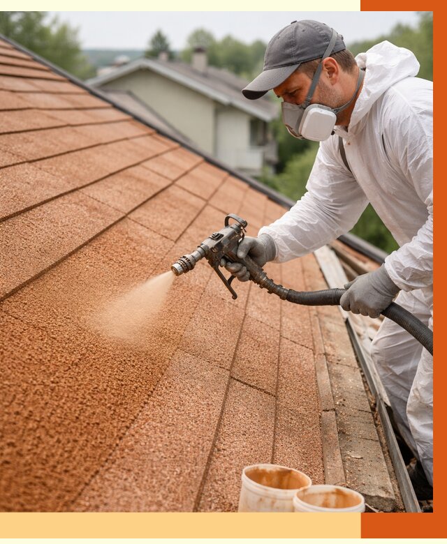 Утепление кровли жидкой пробкой в белебее от 2754 руб./м² под ключ | ТепломастерБлб