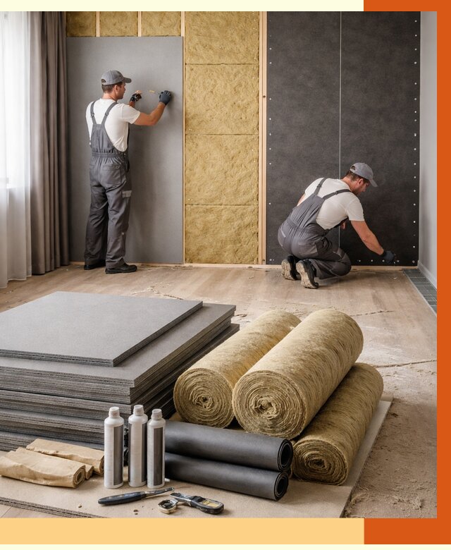 Шумоизоляция дома в белебее от 4590 руб/м2 — комплексная звукоизоляция под ключ | ТепломастерБлб